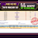 Bukti Jp MEME4D Togel Online 13 Mei 2025