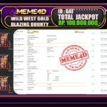 Bukti Jp MEME4D Slot Online 30 Juni 2025