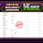 Bukti Jp MEME4D Slot Online 30 Juni 2025