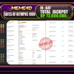 Bukti Jp MEME4D Slot Online 30 Juni 2025