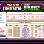 Bukti Jp MEME4D Togel Online 22 Juni 2025