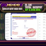 Bukti Jp MEME4D Slot Online 30 Juni 2025