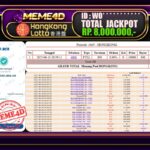 Bukti Jp MEME4D Togel Online 19 Juni 2025