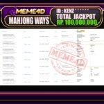 Bukti Jp MEME4D Slot Online 21 Juli 2025