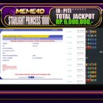 Bukti Jp MEME4D Slot Online 20 Juli 2025