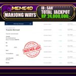 Bukti Jp MEME4D Slot Online 02 Juli 2025