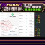 Bukti Jp MEME4D Slot Online 03 AGUSTUS 2025