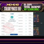 Bukti Jp MEME4D Slot Online 08 September 2025