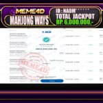 Bukti Jp MEME4D Slot Online 04 September 2025