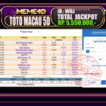 Bukti Jp MEME4D Togel Online 28 September 2025
