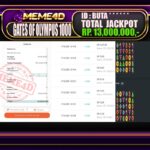 Bukti Jp MEME4D Slot Online 07 Oktober 2025