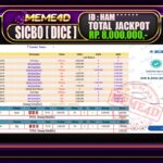 Bukti Jp MEME4D Casino Online 13 Oktober2025