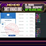 Bukti Jp MEME4D Slot Online 05 Oktober 2025
