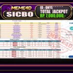 Bukti Jp MEME4D Casino Online 22 Oktober2025