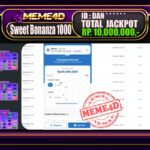 Bukti Jp MEME4D Slot Online 16 November 2025