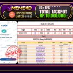 Bukti Jp MEME4D Togel Online 04 November 2025