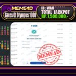 Bukti Jp MEME4D Slot Online 15 November 2025
