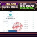 Bukti Jp MEME4D Casino Online 02 Desember  2025
