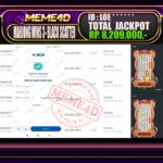 Bukti Jp MEME4D Slot Online 10 Januari 2026