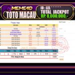 Bukti Jp MEME4D Togel Online 31 March 2026