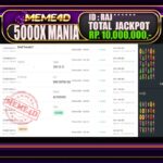 Bukti Jp MEME4D Slot Online 24 March 2026