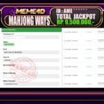Bukti Jp MEME4D Slot Online 18 April 2026