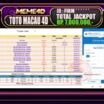 Bukti Jp MEME4D Togel Online 16 April 2026