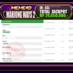 Bukti Jp MEME4D Slot Online 18 April 2026