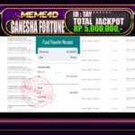 Bukti Jp MEME4D Slot Online 22 April 2026