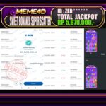 Bukti Jp MEME4D Slot Online 13 April 2026