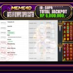 Bukti Jp MEME4D Slot Online 30 Mei 2026