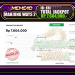 Bukti Jp MEME4D Slot Online 27 Juli 2026