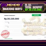 Bukti Jp MEME4D Slot Online 31 Juli 2026