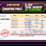 Bukti Jp MEME4D Togel Online 31 Juli 2026