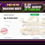 Bukti Jp MEME4D Slot Online 28 Juli 2026