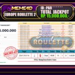 Bukti Jp MEME4D Casino Online 29 Juli 2026