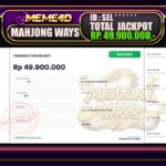 Bukti Jp MEME4D Slot Online 24 Juli 2026