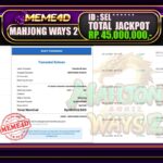 Bukti Jp MEME4D Slot Online 28 Juli 2026