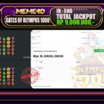 Bukti Jp MEME4D Slot Online 25 Juli 2026