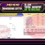 Bukti Jp MEME4D Togel Online 2 Agustus 2026